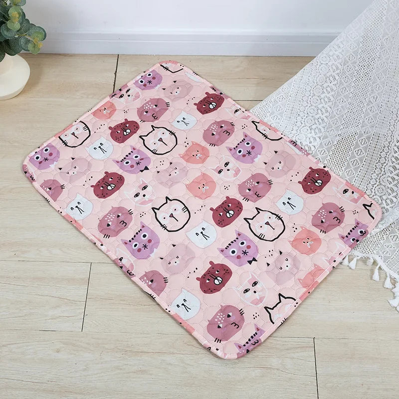 Pet Pee Pad Washable Pet Diaper Mat Reusable