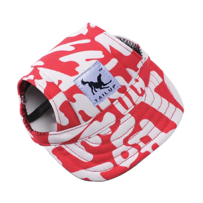 TAILUP Pet Hat Dog Hat Baseball Hat Summer Canvas Dog Cap Only For Small Pet Dog