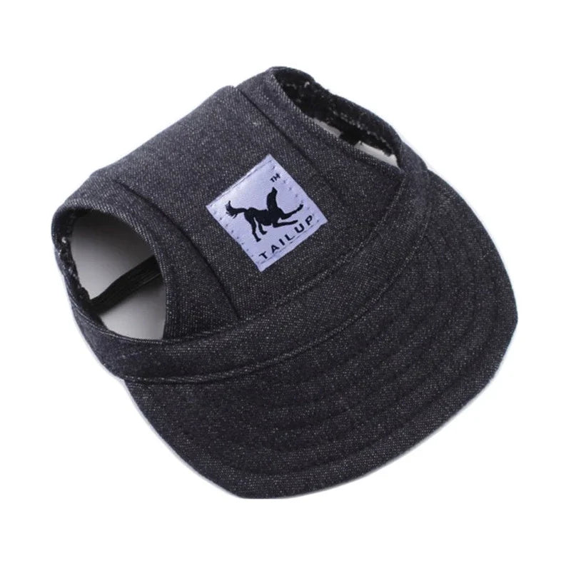 TAILUP Pet Hat Dog Hat Baseball Hat Summer Canvas Dog Cap Only For Small Pet Dog
