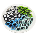 100pcs Cute Pet Hair Accessories Hair Clips Heart Glasses Shape Puppy Supplies Plastic