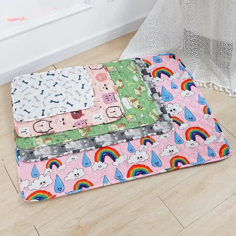Pet Pee Pad Washable Pet Diaper Mat Reusable