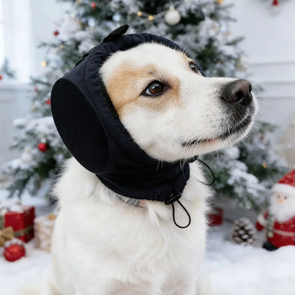 Multifunction Durable Dog Hoodie Hearing Protection, Dog Calming Earmuff