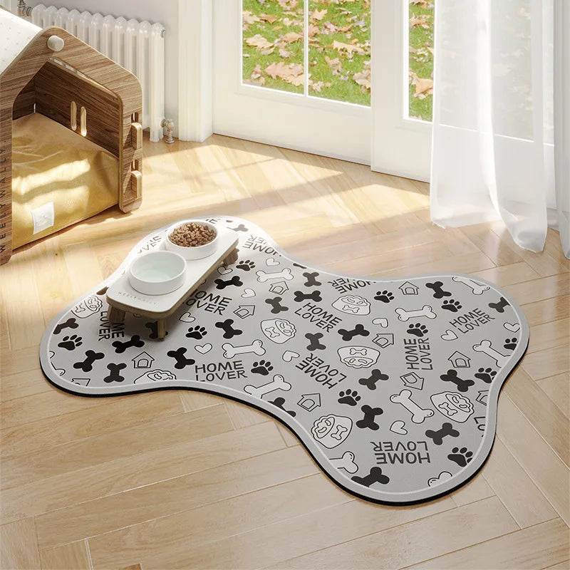 VIKAMA Cute Bones Dog Feeding Mat