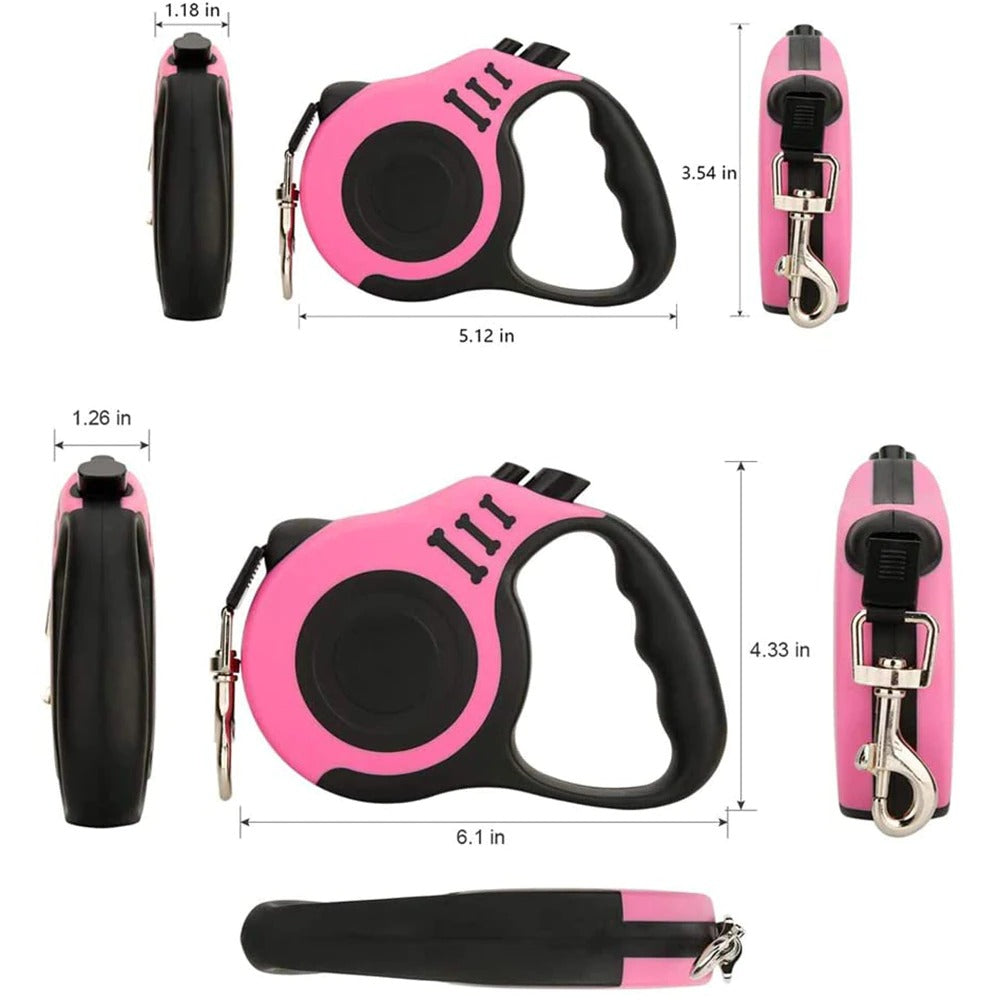 3m And 5m Durable Dog Leash Automatic Retractable Nylon For Dogs Pet Products