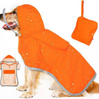 Dog Raincoat Waterproof Soft Breathable Dog Rain Jacket For Small Dog