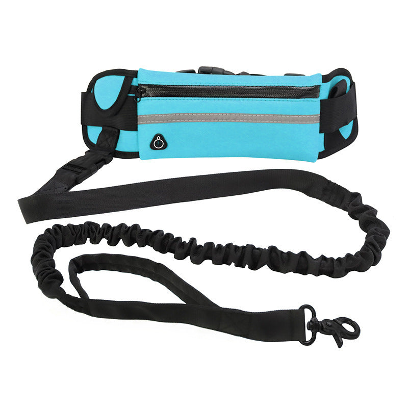 Hands Free Dog Leash Pet Walking And Training Belt With Shock Absorbing Bungee Leash