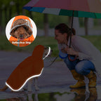 Dog Raincoat Waterproof Soft Breathable Dog Rain Jacket For Small Dog