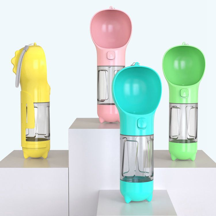 Portable Multifunction Dog Water Bottle/ Food Feeder /3 In 1 Poop Dispenser