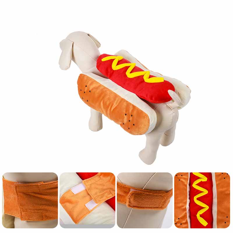 Funny Halloween Costumes For Dogs Hot Dog Design