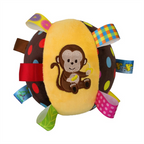 Plush Dog Ringing Ball Toy