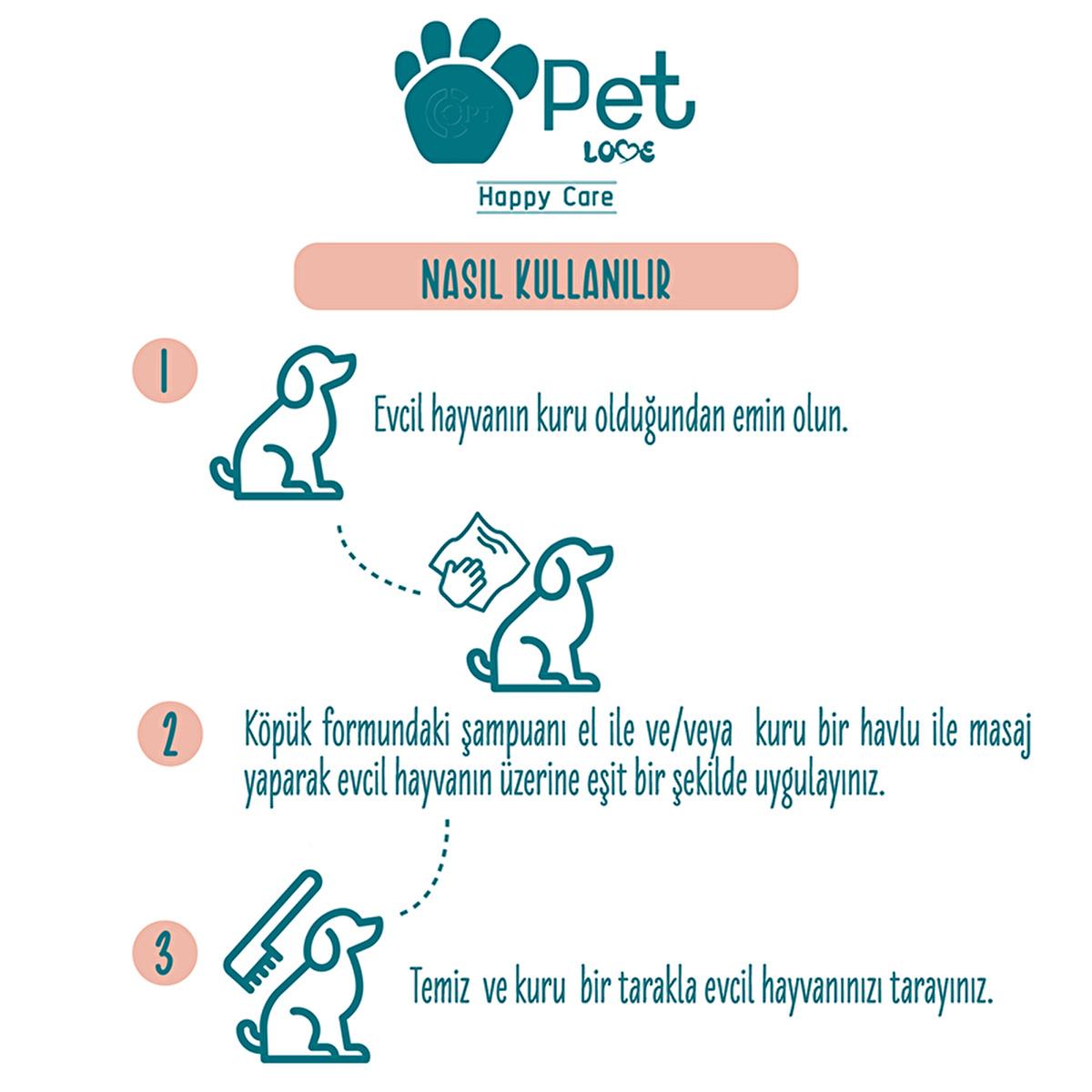 Pet Love Argan Oil Pet Shampoo for Dogs - Natural, Gentle, 7.61 fl oz