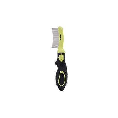 M-Pets Click & Groom Curved Pet Brush for Dogs Large