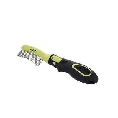 M-Pets Click & Groom Curved Pet Brush for Dogs Large