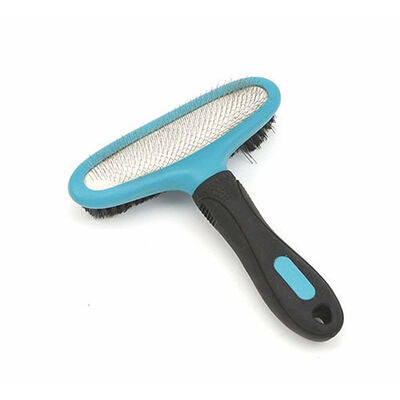 M-Pets Hairdo Double-Sided Grooming Brush for Dogs 15x17cm