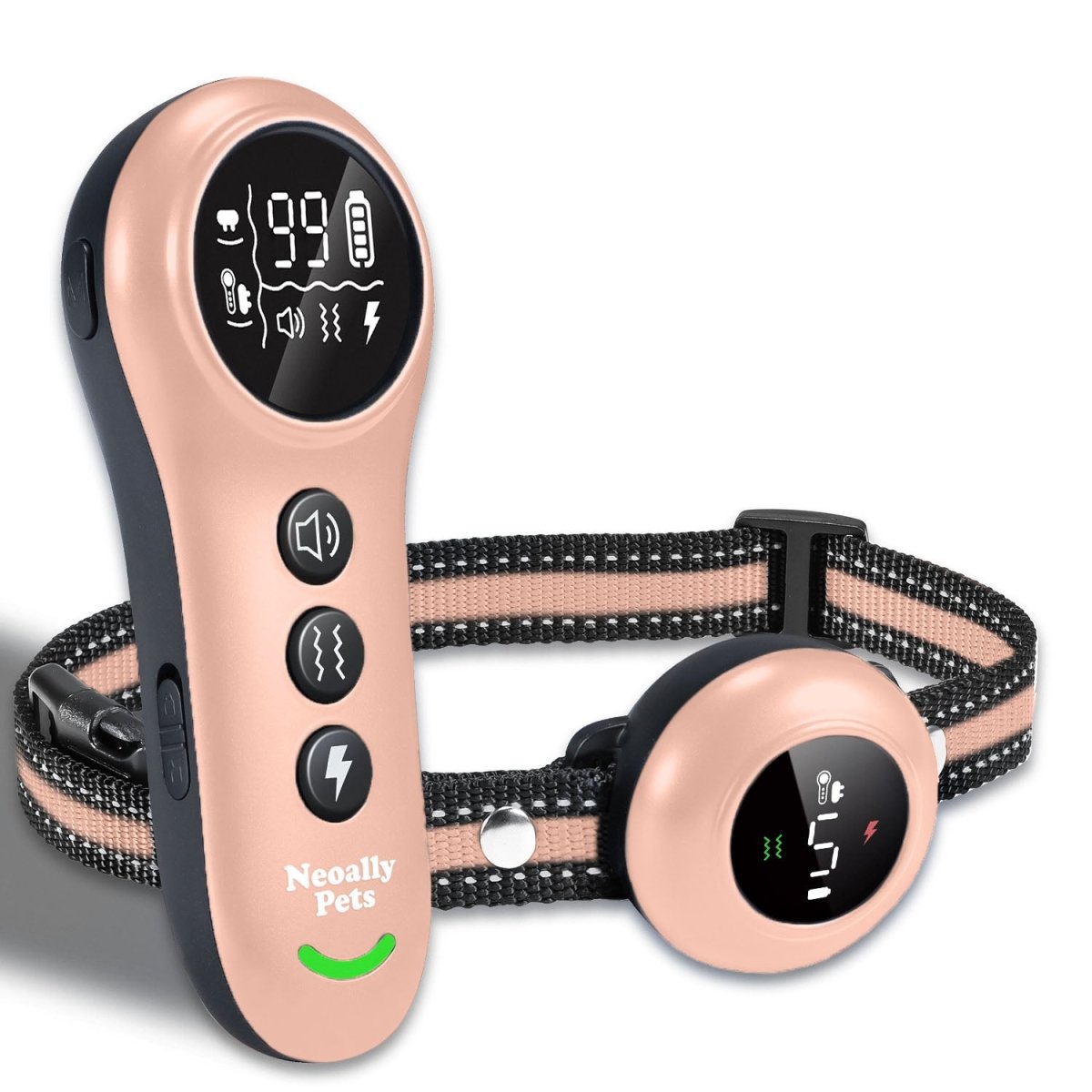 NeoAlly 2-in-1 Dog Training & Bark Control Collar