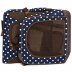 Pet Life ® '360° Vista View' Zippered Soft Folding Collapsible Durable Metal Frame Dog Carrier